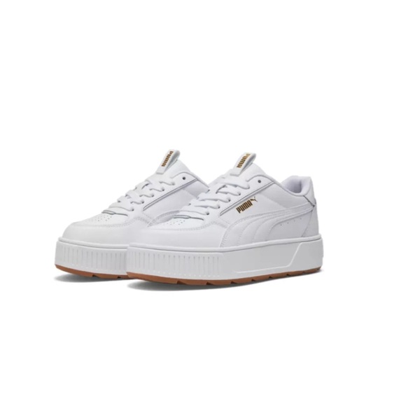 Women's Shoes PUMA KARMEN REBELLE Platform Sneakers38721224 WHITE / GOLD - Picture 1 of 10